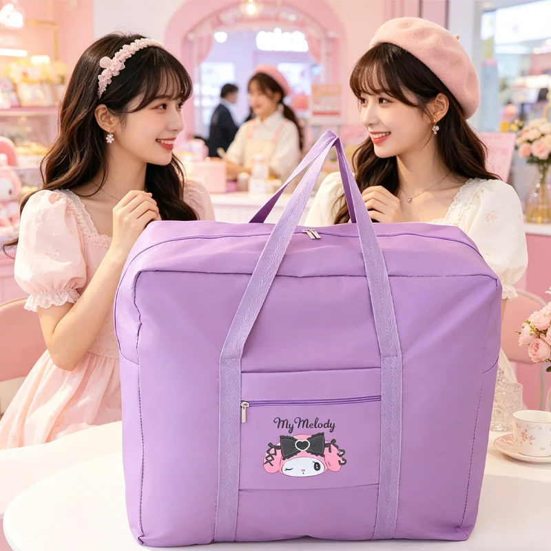 Kuromi Travel Bag Thickened Cartoon Large Capacity Hello Kittys Trolley Box Portable Storage Bag Bags for Woman Duffle Bag
Kuromi Travel Bag Thickened Cartoon Large Capacity Hello Kittys Trolley Box Portable Storage Bag Bags for Woman Duffle Bag