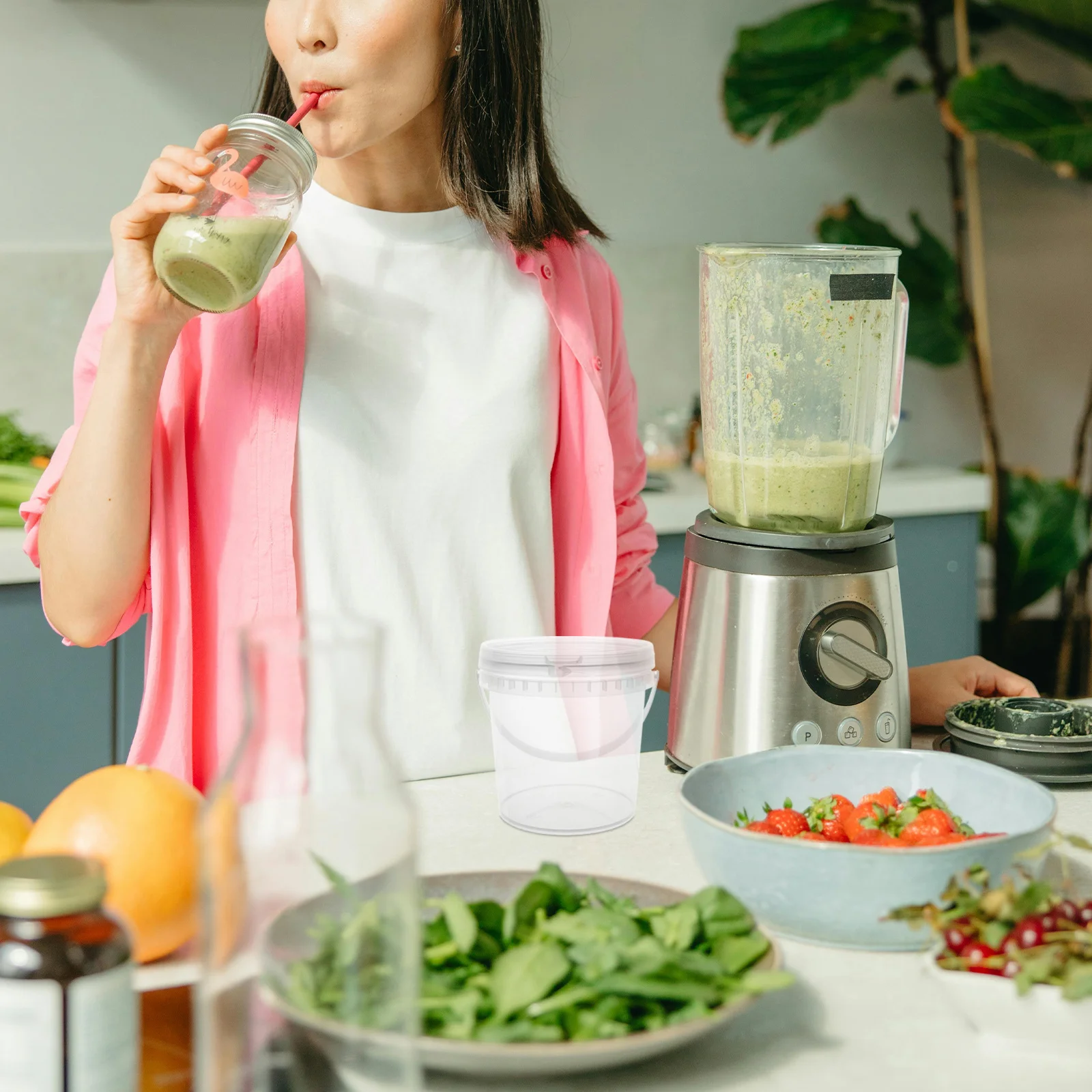 3Pcs Ice Cream Containers Transparent Buckets Non-Stick Interior Sturdy Materials Practical Safe Long-Lasting Use
3Pcs Ice Cream Containers Transparent Buckets Non-Stick Interior Sturdy Materials Practical Safe Long-Lasting Use