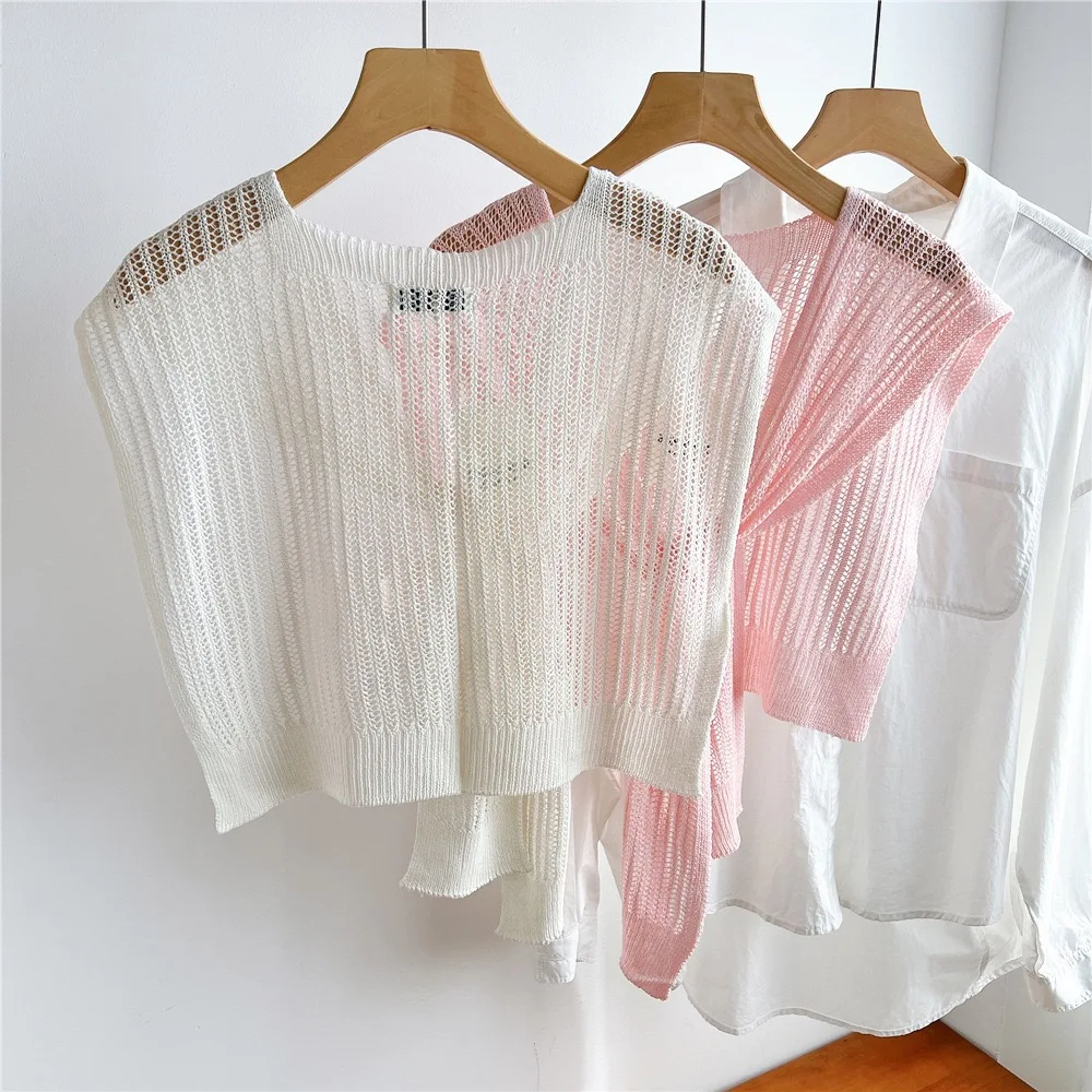 Women Plain Solid Lace Hollow Out Shawls Summer Air Conditioning Fake Collar Neck Guard Knit Thin Knotted Cape Shoulder Scarves
Women Plain Solid Lace Hollow Out Shawls Summer Air Conditioning Fake Collar Neck Guard Knit Thin Knotted Cape Shoulder Scarves