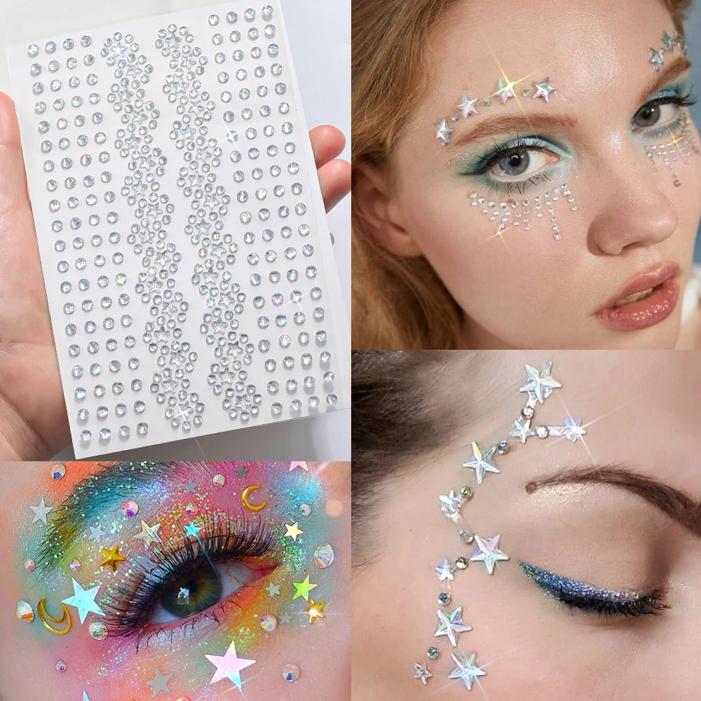 1Sheet Star Round Glittery Synthetic Gemstone Stickers Y2K 3D Iridescent Clear Faux Rhinestone Stickers for DIY Festival Party *
1Sheet Star Round Glittery Synthetic Gemstone Stickers Y2K 3D Iridescent Clear Faux Rhinestone Stickers for DIY Festival Party *