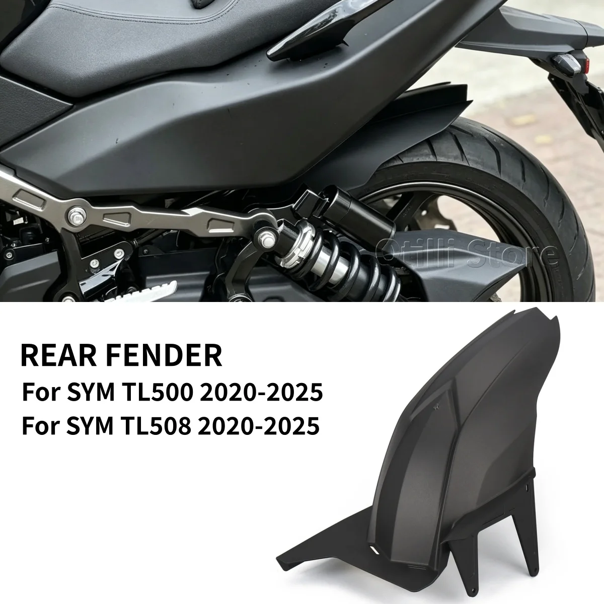 2020-2025 For SYM Maxsym TL 500 TL508 TL500 TL 508 Motorcycle Rear Wheel Splash Guard Fender Cover Mudguard Black Mud Flap Kit
2020-2025 For SYM Maxsym TL 500 TL508 TL500 TL 508 Motorcycle Rear Wheel Splash Guard Fender Cover Mudguard Black Mud Flap Kit