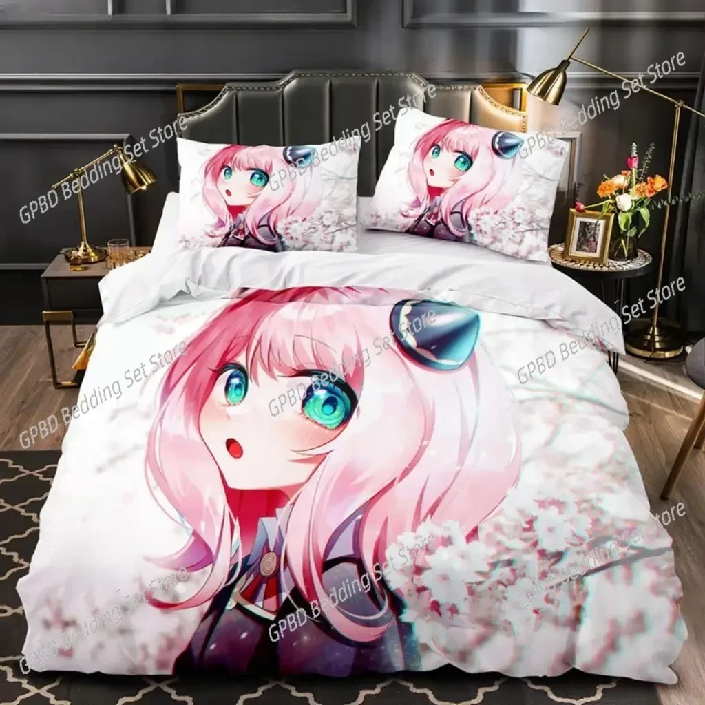 3D Anime SPY×FAMILY Anya Forger Comfortable Duvet Quilt Cover Pillowcase Bedding Set Children Bedroom Decoration Home Textile
3D Anime SPY×FAMILY Anya Forger Comfortable Duvet Quilt Cover Pillowcase Bedding Set Children Bedroom Decoration Home Textile