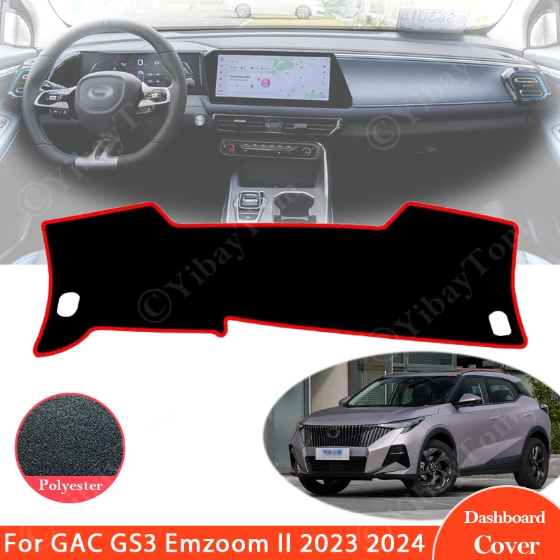 For GAC Motor Trumpchi GS3 Emzoom II 2023 2024 Liner Anti-UV Mat Dashboard Cover Pad Sunshade Dashmat Carpet Dash Car Accessorie
For GAC Motor Trumpchi GS3 Emzoom II 2023 2024 Liner Anti-UV Mat Dashboard Cover Pad Sunshade Dashmat Carpet Dash Car Accessorie