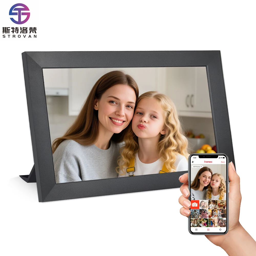 10.1" Touch Screen Digital Picture Frame 32GB Share Photo Video and Best Wishes Via Smart WIFI Digital Photo Frame
10.1" Touch Screen Digital Picture Frame 32GB Share Photo Video and Best Wishes Via Smart WIFI Digital Photo Frame