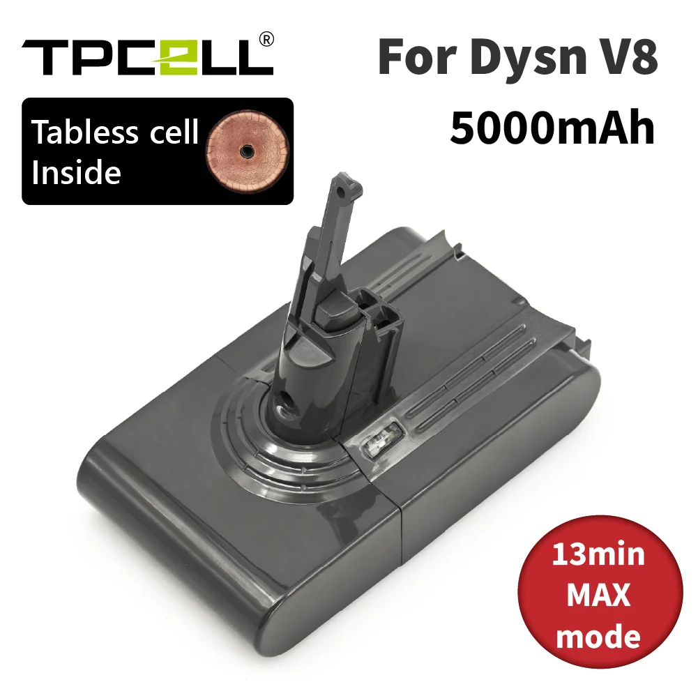 Аккумулятор TPCELL 4Ач/5Ач для Dyson V8, сменный элемент TABLESS для ручного пылесоса Dyson V8 Absolute, перезаряжаемая батарея для Dyson V8 SV10
Аккумулятор TPCELL 4Ач/5Ач для Dyson V8, сменный элемент TABLESS для ручного пылесоса Dyson V8 Absolute, перезаряжаемая батарея для Dyson V8 SV10