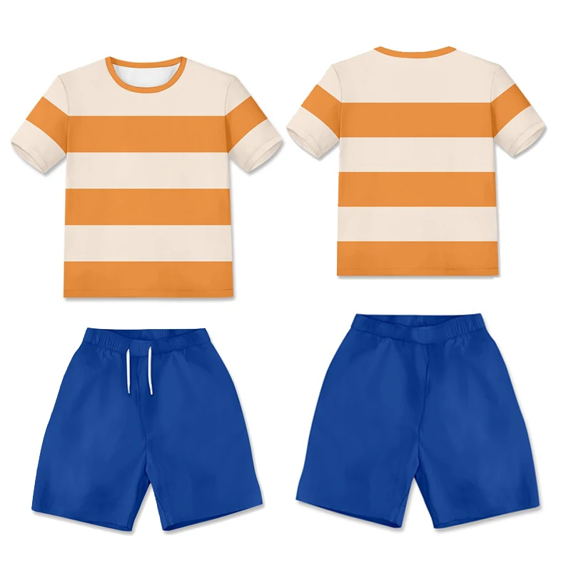 Kids Ferb Cosplay Flynn Summer T-shirt Blue Shorts Sets Costume Outfits Children Halloween Carnival Party Suit For Little Boy
Kids Ferb Cosplay Flynn Summer T-shirt Blue Shorts Sets Costume Outfits Children Halloween Carnival Party Suit For Little Boy