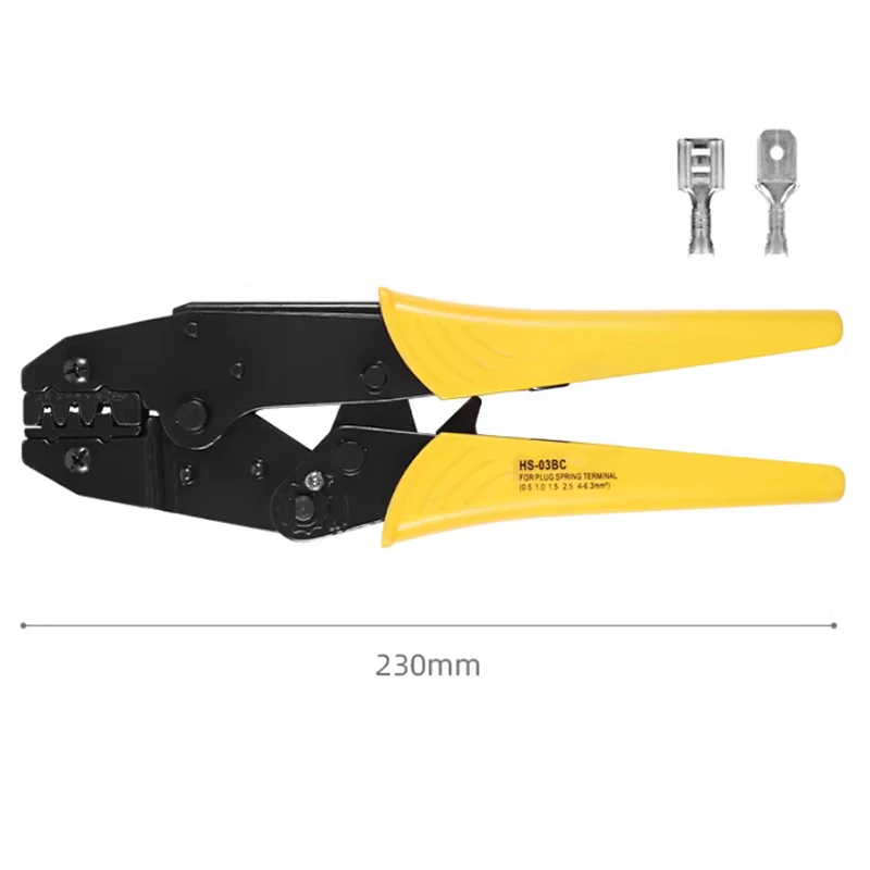 Crimping Tools HS-03BC Pliers For 2.8/4.8/6.3/Open bare Terminals Connector
Crimping Tools HS-03BC Pliers For 2.8/4.8/6.3/Open bare Terminals Connector