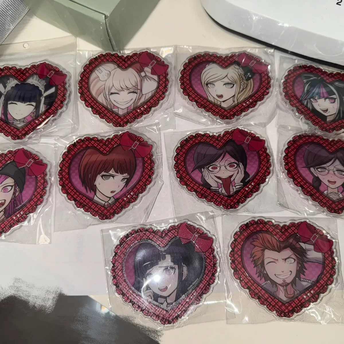 Genuine Danganronpa Kuwata Reon Tsumiki Mikan Sonia Nevermind Cosplay Heart Acrylic Accessories desktop decoration Gift
Genuine Danganronpa Kuwata Reon Tsumiki Mikan Sonia Nevermind Cosplay Heart Acrylic Accessories desktop decoration Gift