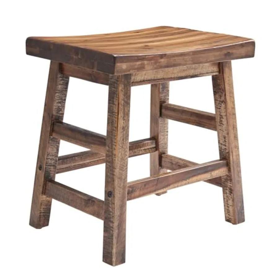 Durango 20-Inch Tall Industrial Wood Dining Stool - Table or Extra Seat - Unique Rustic Industrial Style and Comfort - Farmhous
Durango 20-Inch Tall Industrial Wood Dining Stool - Table or Extra Seat - Unique Rustic Industrial Style and Comfort - Farmhous