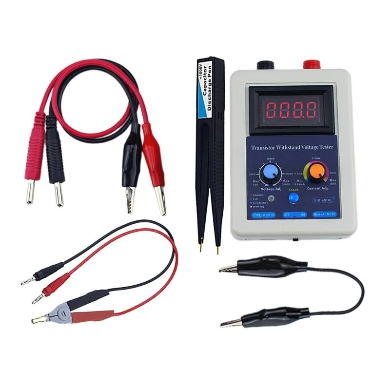 E56B Multifunctional IGBT Tester Meter 0-3800V Adjustable Output for Diode/Capacitors/LEDs Engineers Essential Testing Tool
E56B Multifunctional IGBT Tester Meter 0-3800V Adjustable Output for Diode/Capacitors/LEDs Engineers Essential Testing Tool