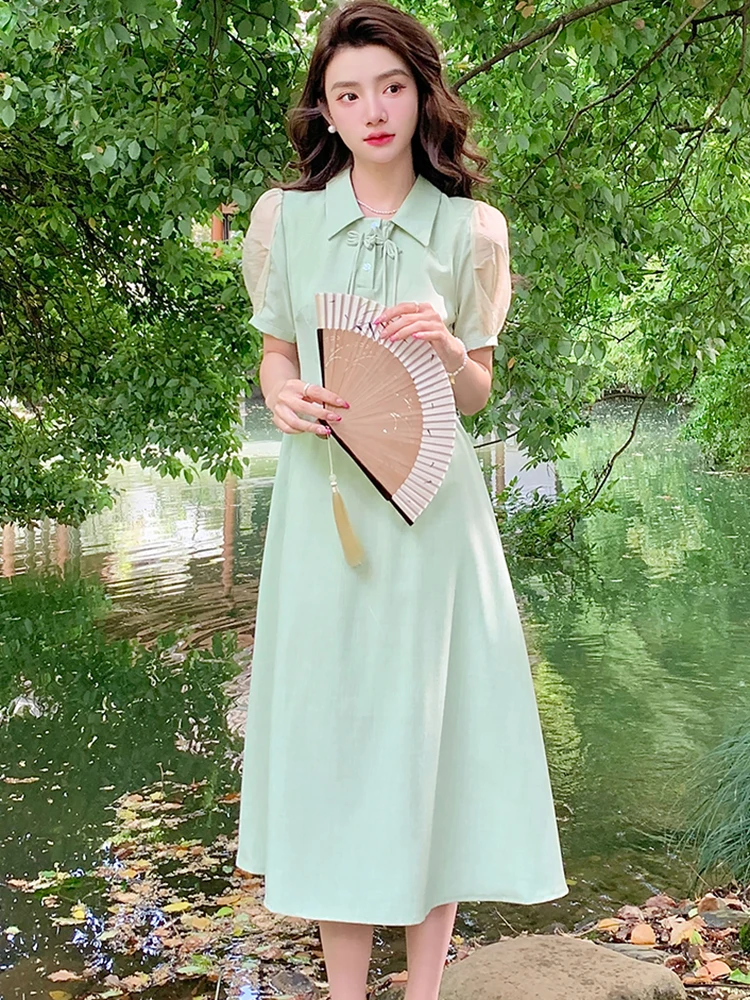 2025 Green Elegant Chic Bow Polo Collar Shirt Dress Women Fashion Bodycon Office Lady Dress Summer Korean Vintage Luxury Dresses
2025 Green Elegant Chic Bow Polo Collar Shirt Dress Women Fashion Bodycon Office Lady Dress Summer Korean Vintage Luxury Dresses