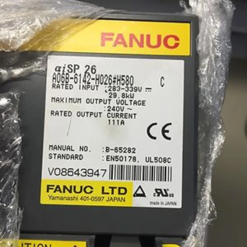Fanuc A06B-6142-H026 # Сервоусилитель H580, проверен, исправен, быстрая доставка
Fanuc A06B-6142-H026 # Сервоусилитель H580, проверен, исправен, быстрая доставка