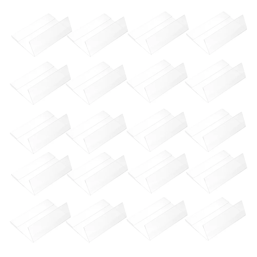20pcs Price Tag Display Stand Transparent L Shape for Retail Restaurant 6x4cm Plastic Sign Holders Kitchen Bar Tools
20pcs Price Tag Display Stand Transparent L Shape for Retail Restaurant 6x4cm Plastic Sign Holders Kitchen Bar Tools