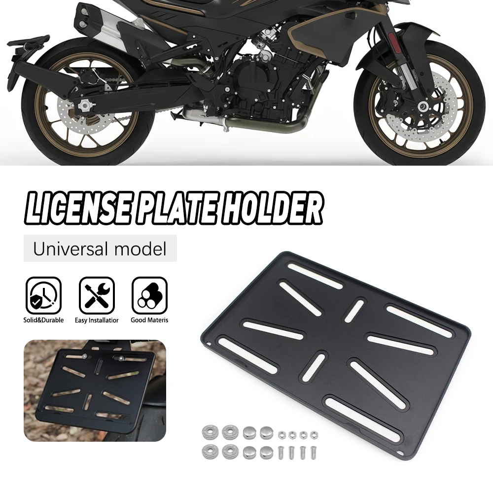 Universal Motorcycles Plates Holder Support De Plaque Moto License Plate Holder for Yamaha Honda Bwm Kawasaki Suzuki Modified
Universal Motorcycles Plates Holder Support De Plaque Moto License Plate Holder for Yamaha Honda Bwm Kawasaki Suzuki Modified