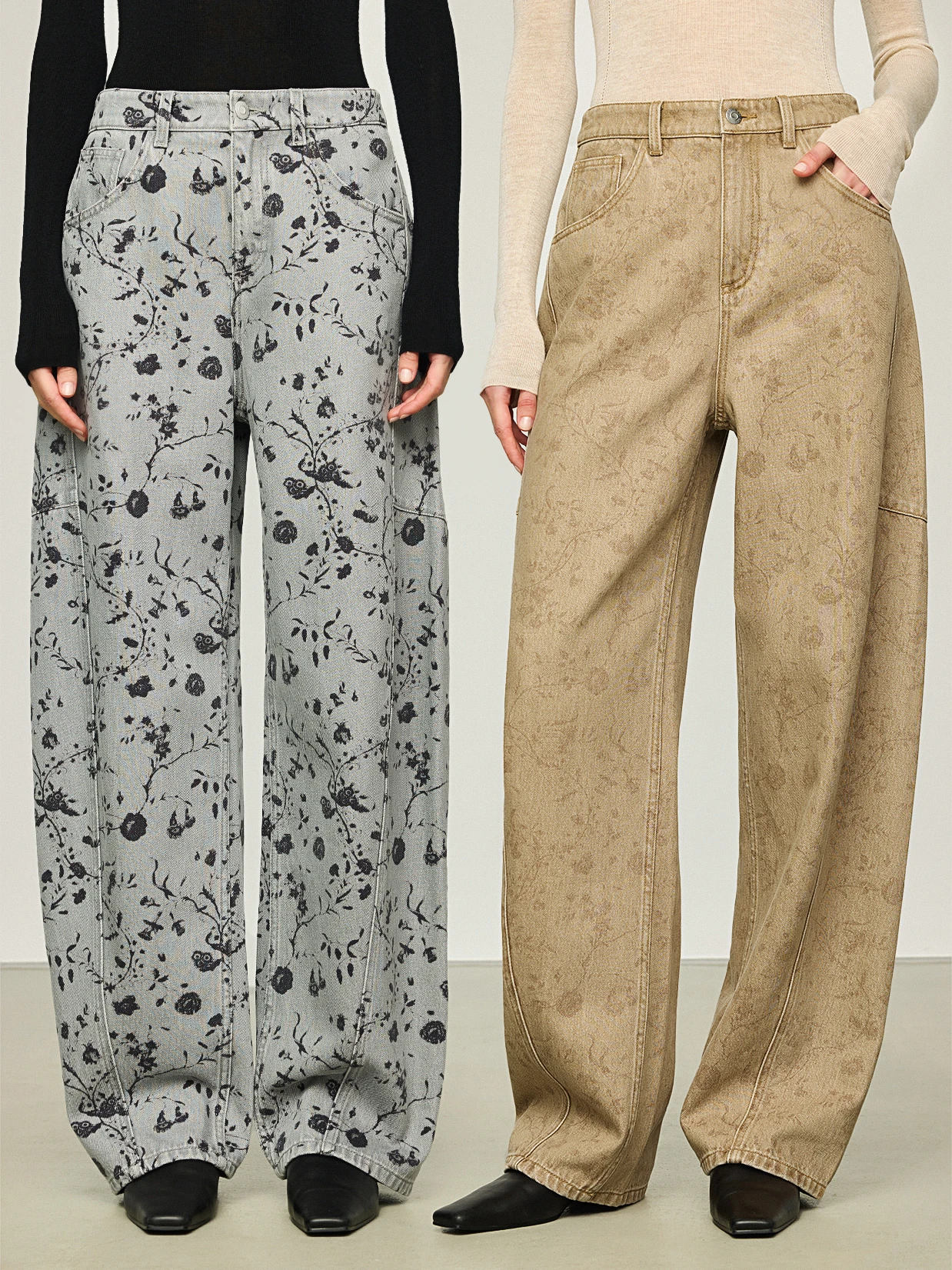 Модные джинсы свободного кроя с легкой деконструкцией и цветочным принтом Arcane Lines для женщин, повседневные, из хлопкового денима
Модные джинсы свободного кроя с легкой деконструкцией и цветочным принтом Arcane Lines для женщин, повседневные, из хлопкового денима