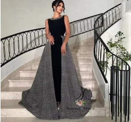 Customized Tail Mermaid Prom Dresses Sleeveless Chic Evening Dresses for Women платье женское فساتين للمناسبات الخاصة2025
Customized Tail Mermaid Prom Dresses Sleeveless Chic Evening Dresses for Women платье женское فساتين للمناسبات الخاصة2025