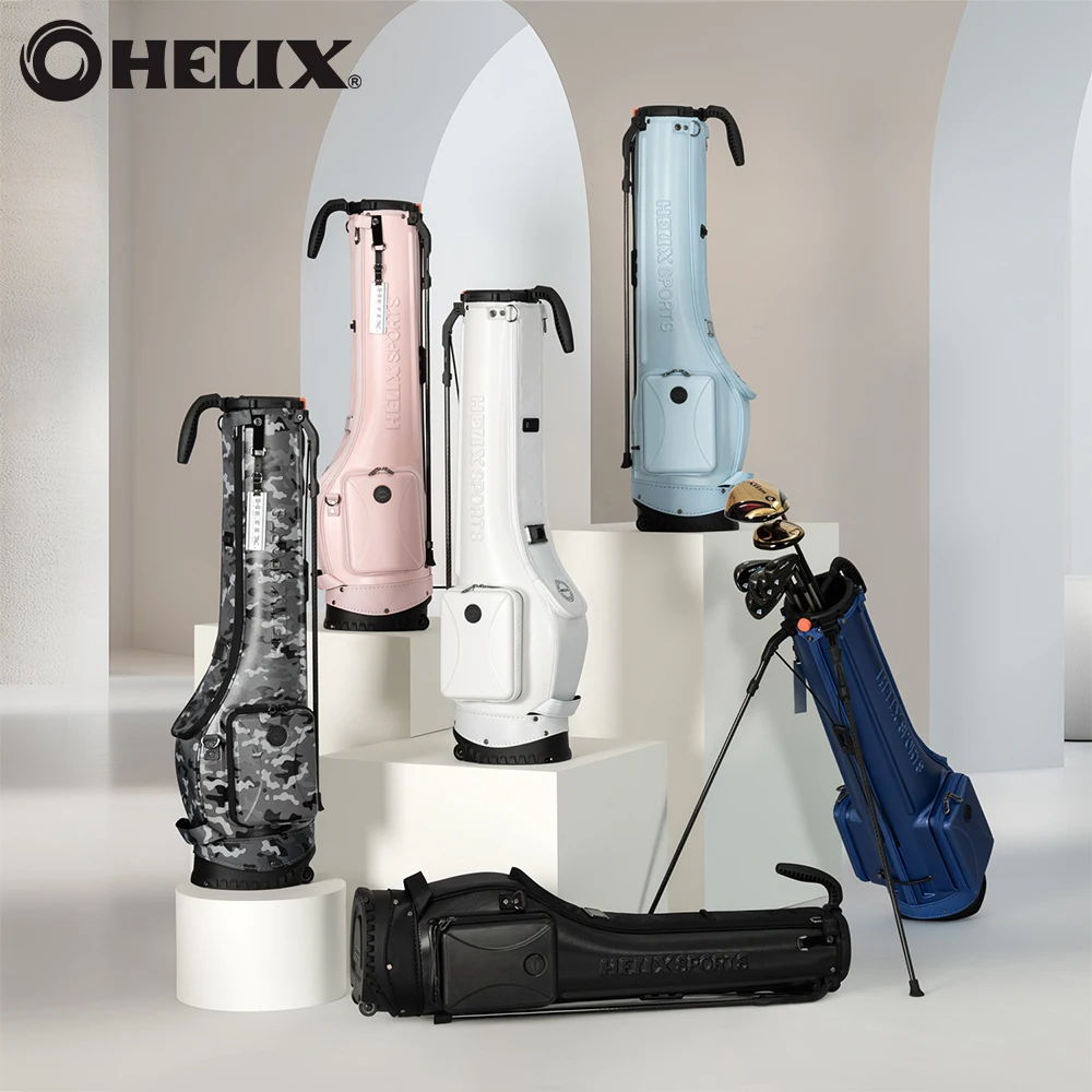 HELIX Golf Stand Bag - Portable Golf Bag with Silent-Rolling Wheels, Inverted Club Design for Easy Access, Protects Clubs
HELIX Golf Stand Bag - Portable Golf Bag with Silent-Rolling Wheels, Inverted Club Design for Easy Access, Protects Clubs