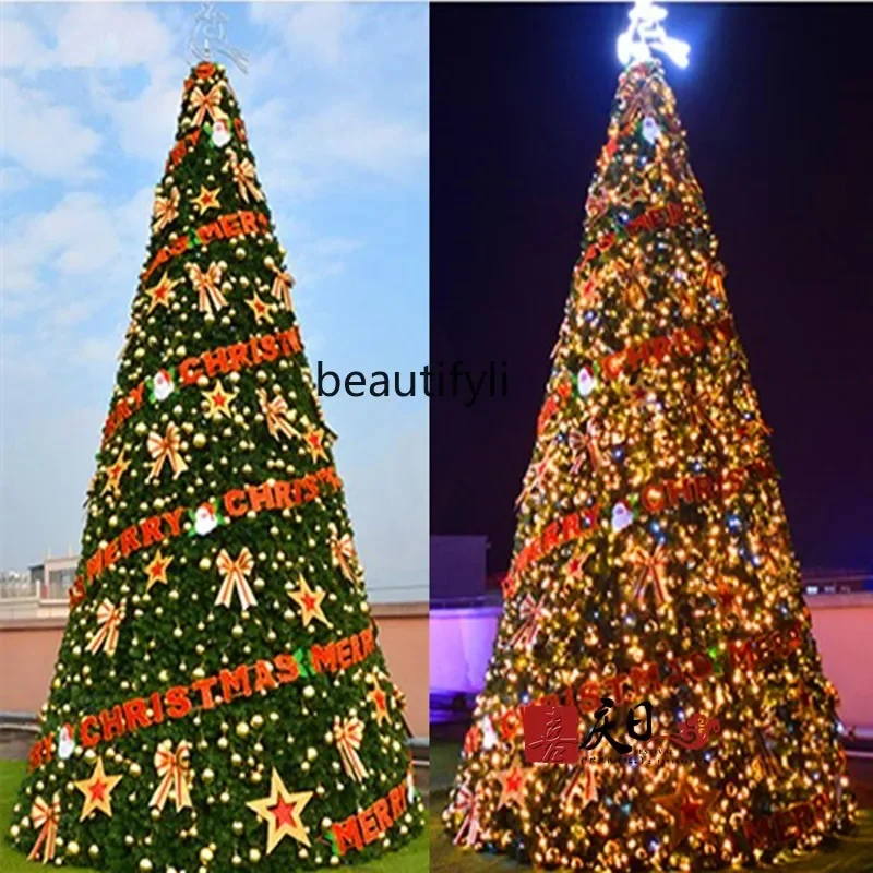 YH Modern large Christmas tree 4 5 6 7 meters, outdoor luminous decoration Christmas tree iron frame tower tree
YH Modern large Christmas tree 4 5 6 7 meters, outdoor luminous decoration Christmas tree iron frame tower tree
