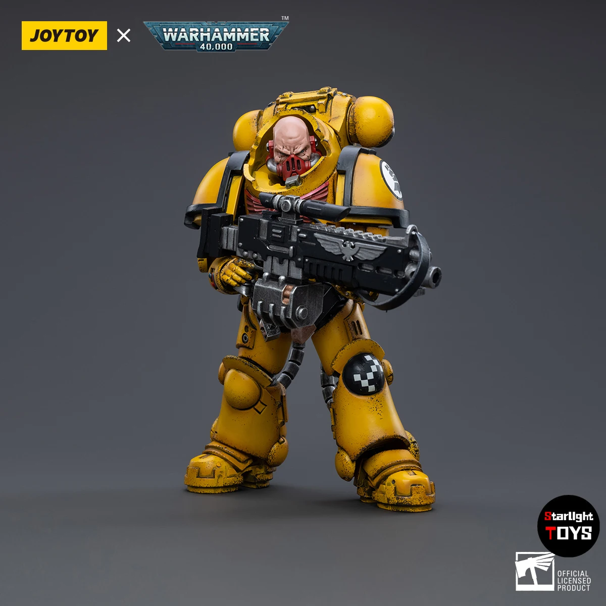 Фигурка JOYTOY Warhammer 40K Imperial Fists Heavy Intercessors Rogfried Pertanal, масштаб 1/18
Фигурка JOYTOY Warhammer 40K Imperial Fists Heavy Intercessors Rogfried Pertanal, масштаб 1/18
