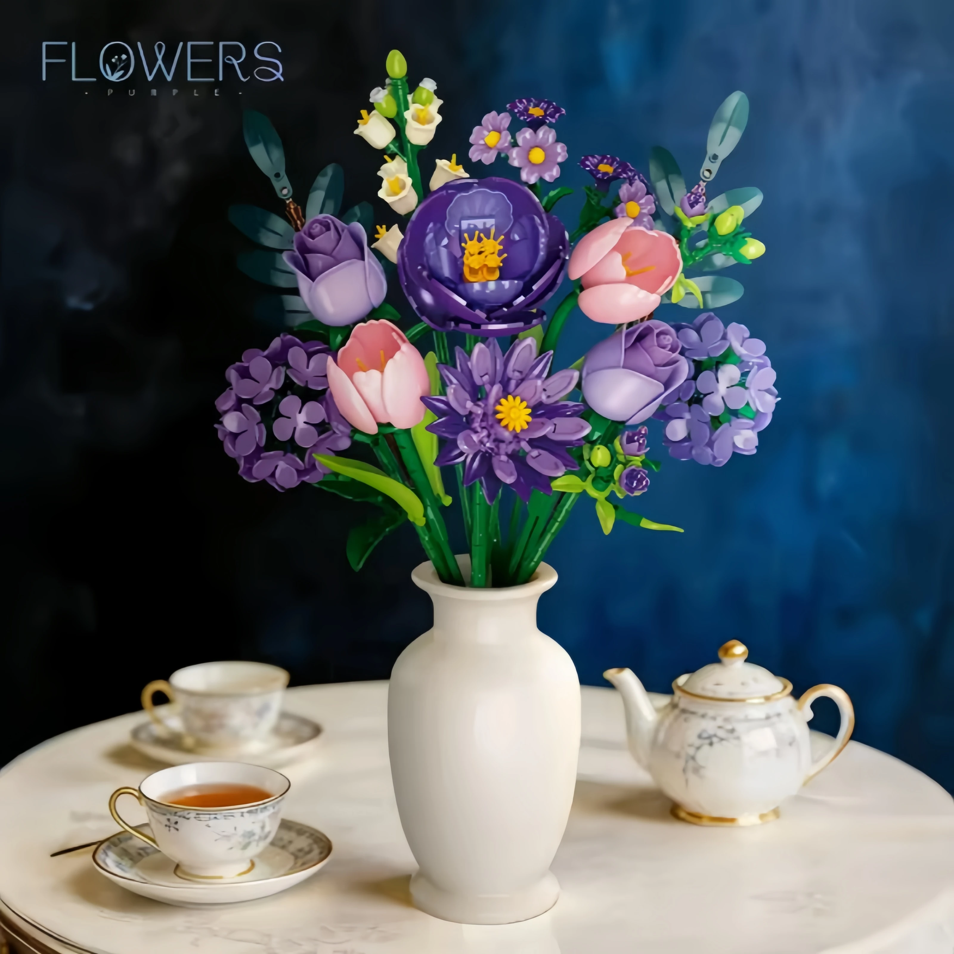 624PCS Purple Bouquet Couple Building Block Set, Creative Flower Models, Elegant Home Desk Decor for Women, Creative Hobby Gift
624PCS Purple Bouquet Couple Building Block Set, Creative Flower Models, Elegant Home Desk Decor for Women, Creative Hobby Gift