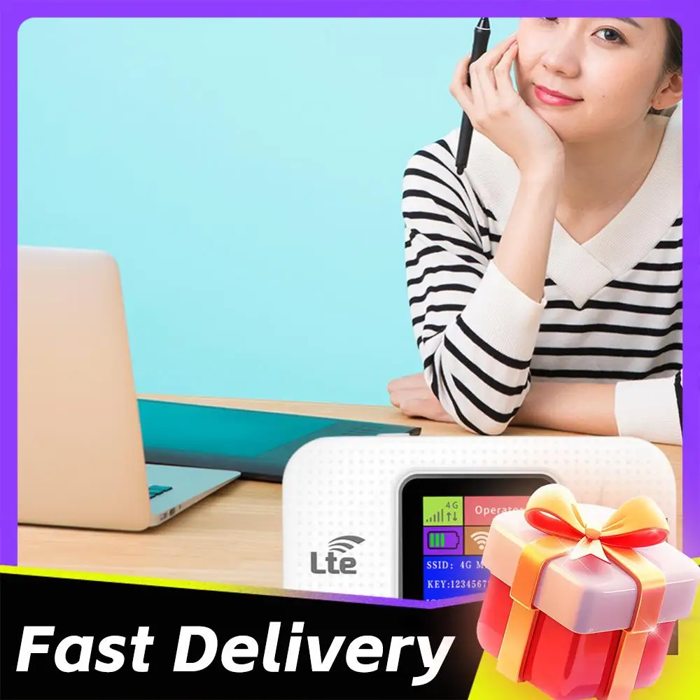 4G LTE Wireless WiFi Router Portable WiFi Device with SIM Card Slot Smart WiFi Router Qualcomm MSM8916 Chip Car Mobile Broadband