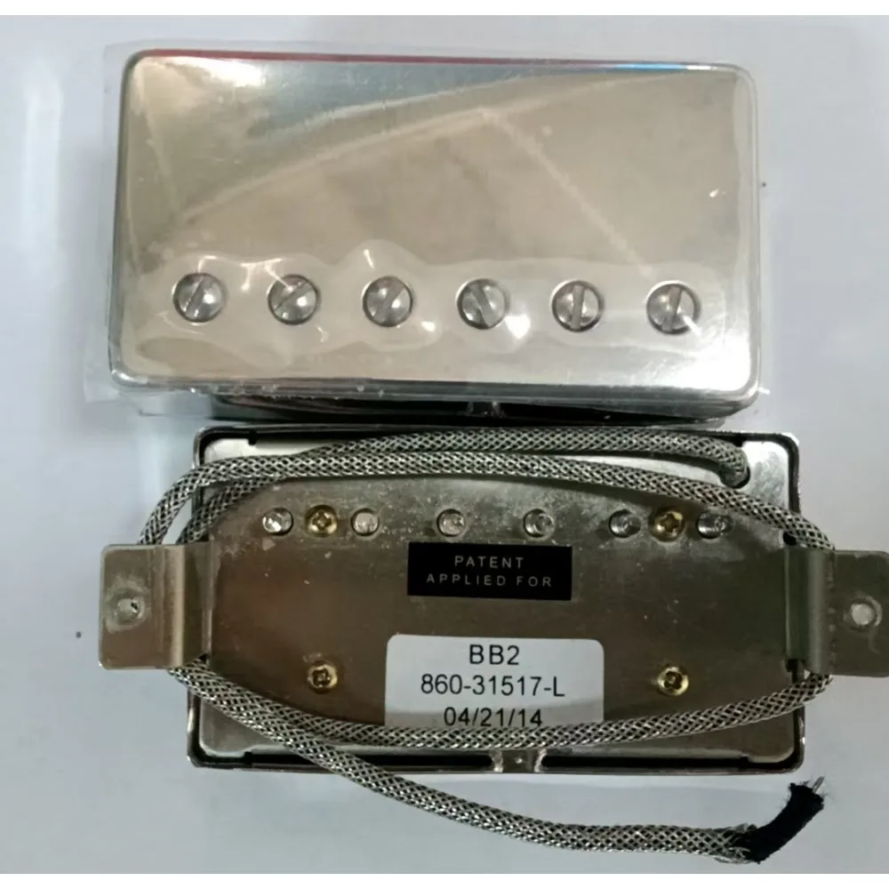 BB1 BB2 Alnico 2, гитарные звукосниматели-хамбакеры, бридж и гриф для гитары, хром
BB1 BB2 Alnico 2, гитарные звукосниматели-хамбакеры, бридж и гриф для гитары, хром