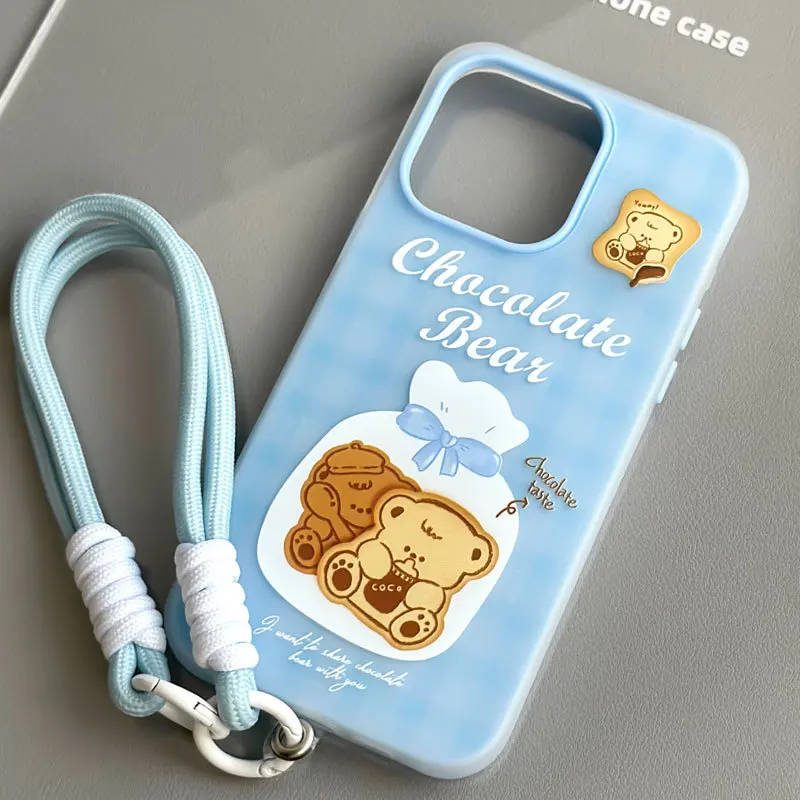 Cartoon Bear Skin Jelly with Lanyard Phone Case for IPhone 16 15 14 11 12 13 Mini Pro XS Max Cover 6 7 8 Plus X XR SE Soft Case
Cartoon Bear Skin Jelly with Lanyard Phone Case for IPhone 16 15 14 11 12 13 Mini Pro XS Max Cover 6 7 8 Plus X XR SE Soft Case