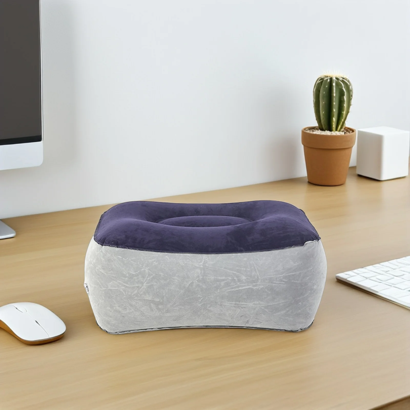 2Pcs Inflatable Footrest Gray Blue Cushion for Flights Office Home Car Travel Foot Pillow Anti-Slip Foot Pad
2Pcs Inflatable Footrest Gray Blue Cushion for Flights Office Home Car Travel Foot Pillow Anti-Slip Foot Pad