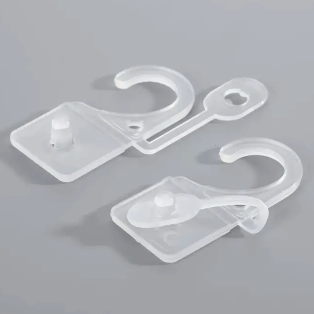 100pcs PP Plastic Single Hook - Closet Organizer for Socks Underwear Bra Pouch
100pcs PP Plastic Single Hook - Closet Organizer for Socks Underwear Bra Pouch