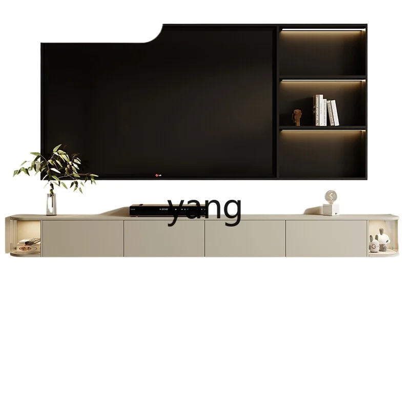 LHH solid wood TV cabinet suspended wall hanging ultra-thin modern simple living room home
LHH solid wood TV cabinet suspended wall hanging ultra-thin modern simple living room home