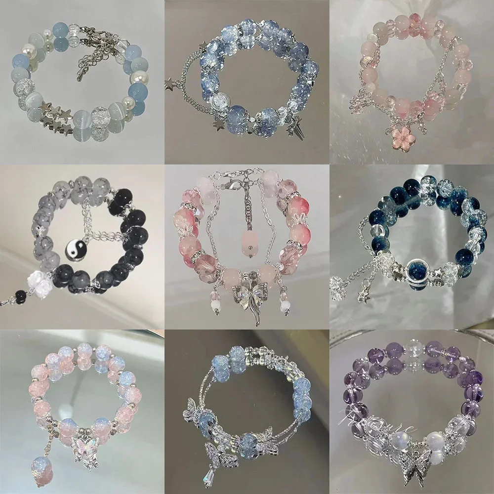 New Simple Beads Crystal Bracelet For Women Girls Korean ins Flower Fox Feather Tassel Bracelets Best Friend Jewelry Gifts 2024
New Simple Beads Crystal Bracelet For Women Girls Korean ins Flower Fox Feather Tassel Bracelets Best Friend Jewelry Gifts 2024