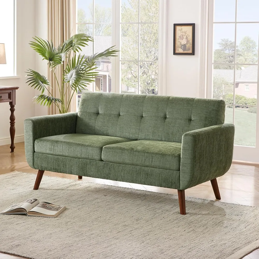 65" W Loveseat Sofa, Mid Century Modern Couches Love Seats for Living Room, Button Tufted Upholstered Small Couch for Bedroom,
65" W Loveseat Sofa, Mid Century Modern Couches Love Seats for Living Room, Button Tufted Upholstered Small Couch for Bedroom,