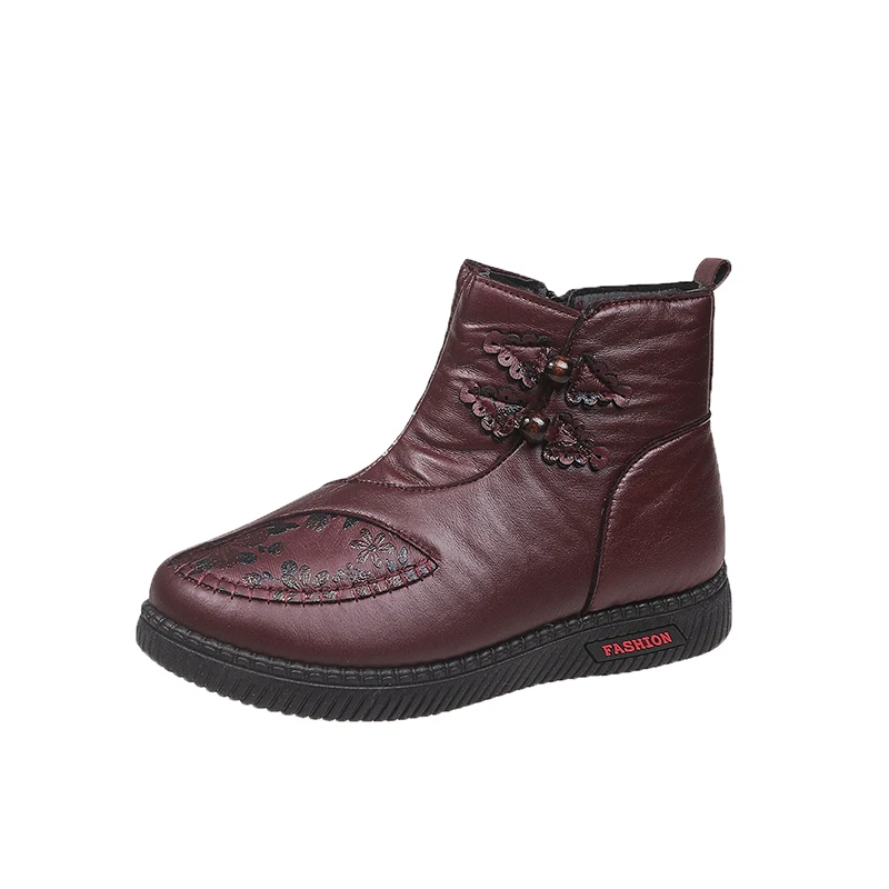 2026 Women's Snow Boots Winter Fashionable Comfortable Warm Flat Boots Thick Sole Embroidered Women's Shoes Zapatos De Mujer 41
2026 Women's Snow Boots Winter Fashionable Comfortable Warm Flat Boots Thick Sole Embroidered Women's Shoes Zapatos De Mujer 41