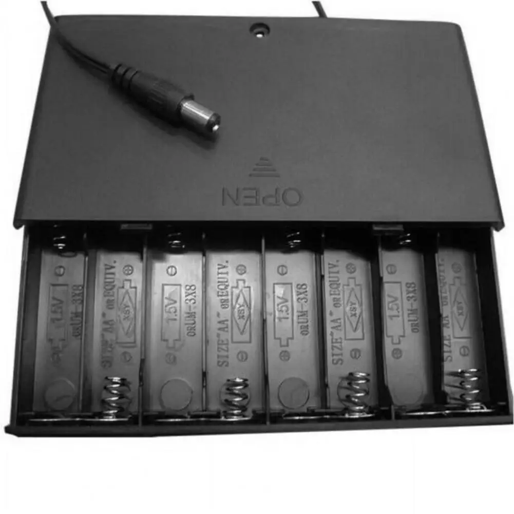 Battery Case with Built-in Switch Durable 12v Aa Battery Holder Case Box with Switch Cover for Home Outdoor Use for Electronics
Battery Case with Built-in Switch Durable 12v Aa Battery Holder Case Box with Switch Cover for Home Outdoor Use for Electronics