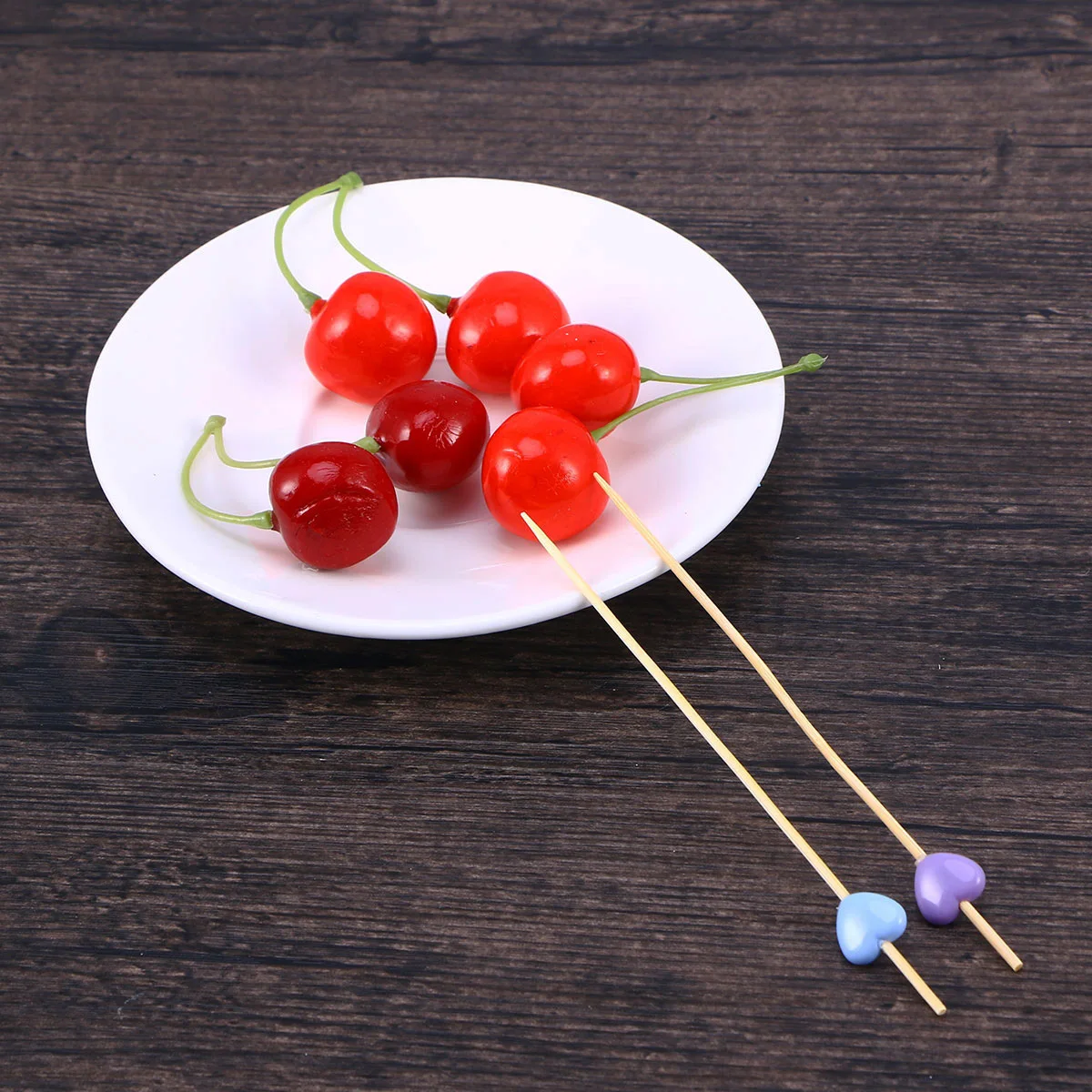 200 pcs Heart Shaped Bamboo Cocktail Picks Fruit Skewers for Bar Home Clubs Appetizer Display Fruit Sandwiches Mini Burgers
200 pcs Heart Shaped Bamboo Cocktail Picks Fruit Skewers for Bar Home Clubs Appetizer Display Fruit Sandwiches Mini Burgers