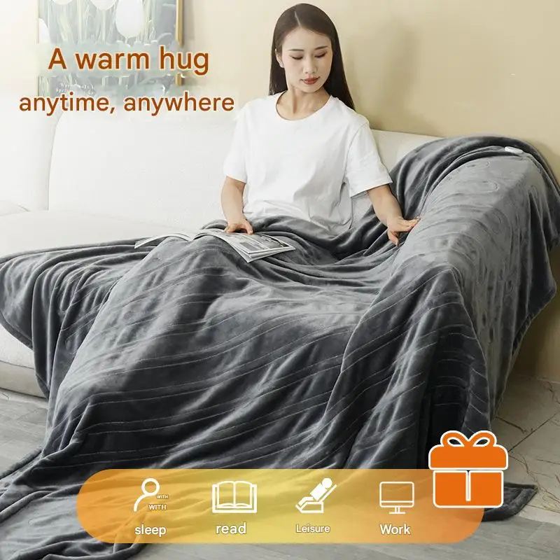 Smart temperature control European and American large-size heated blanket, winter warm electric blanket, shawl blanket
Smart temperature control European and American large-size heated blanket, winter warm electric blanket, shawl blanket