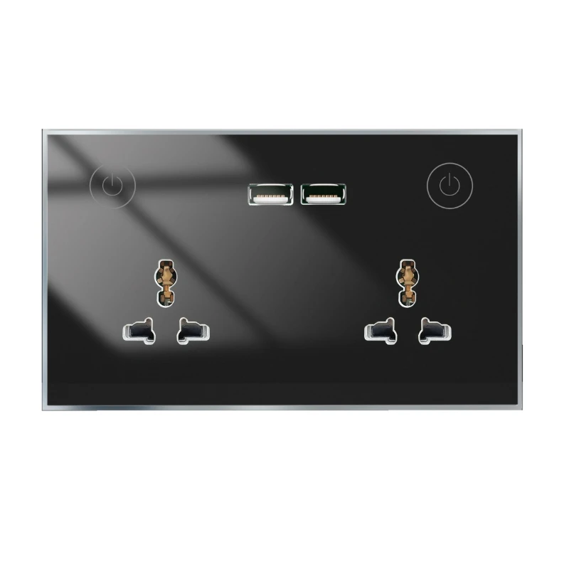 Hot-selling graffiti 147 multi-function six-hole dual USB British standard WiFi smart wall socket
Hot-selling graffiti 147 multi-function six-hole dual USB British standard WiFi smart wall socket