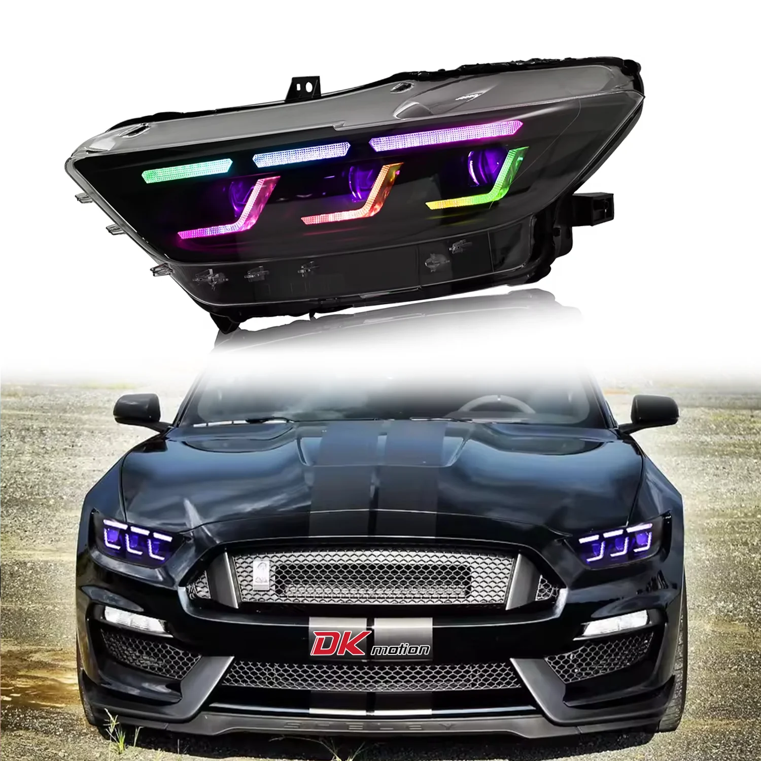 RGB Led Head Lamps for Ford Mustang 15-17 Dynamic White Light 6000k Aluminum & ABS Assembly Front Lamp Car Headlights Headlamps
RGB Led Head Lamps for Ford Mustang 15-17 Dynamic White Light 6000k Aluminum & ABS Assembly Front Lamp Car Headlights Headlamps