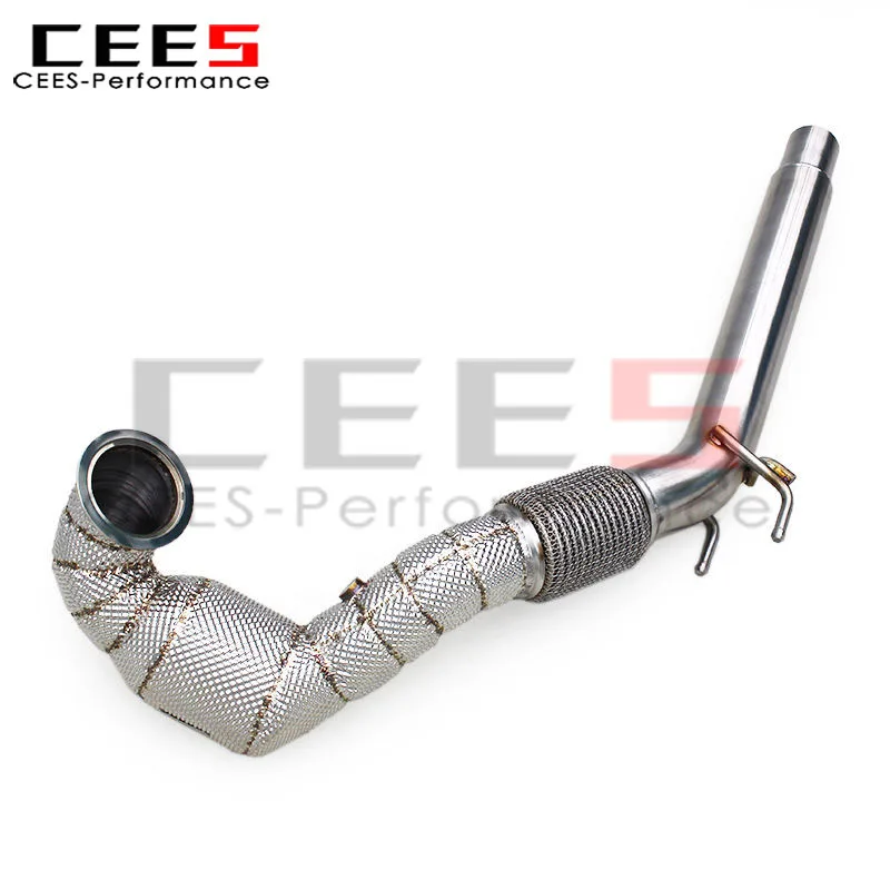 CEES Straight Engine Exhaust Downpipe for VW GOLF 7 7.5 MK7 MK7.5 GTI 2.0T 2014-2020 Racing Downpipe with Catalyst Headers
CEES Straight Engine Exhaust Downpipe for VW GOLF 7 7.5 MK7 MK7.5 GTI 2.0T 2014-2020 Racing Downpipe with Catalyst Headers