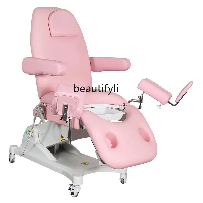 Electric Lifting Gynecological Examining Table Multifunctional Outpatient Operation Flushing Obsteric Bed
Electric Lifting Gynecological Examining Table Multifunctional Outpatient Operation Flushing Obsteric Bed