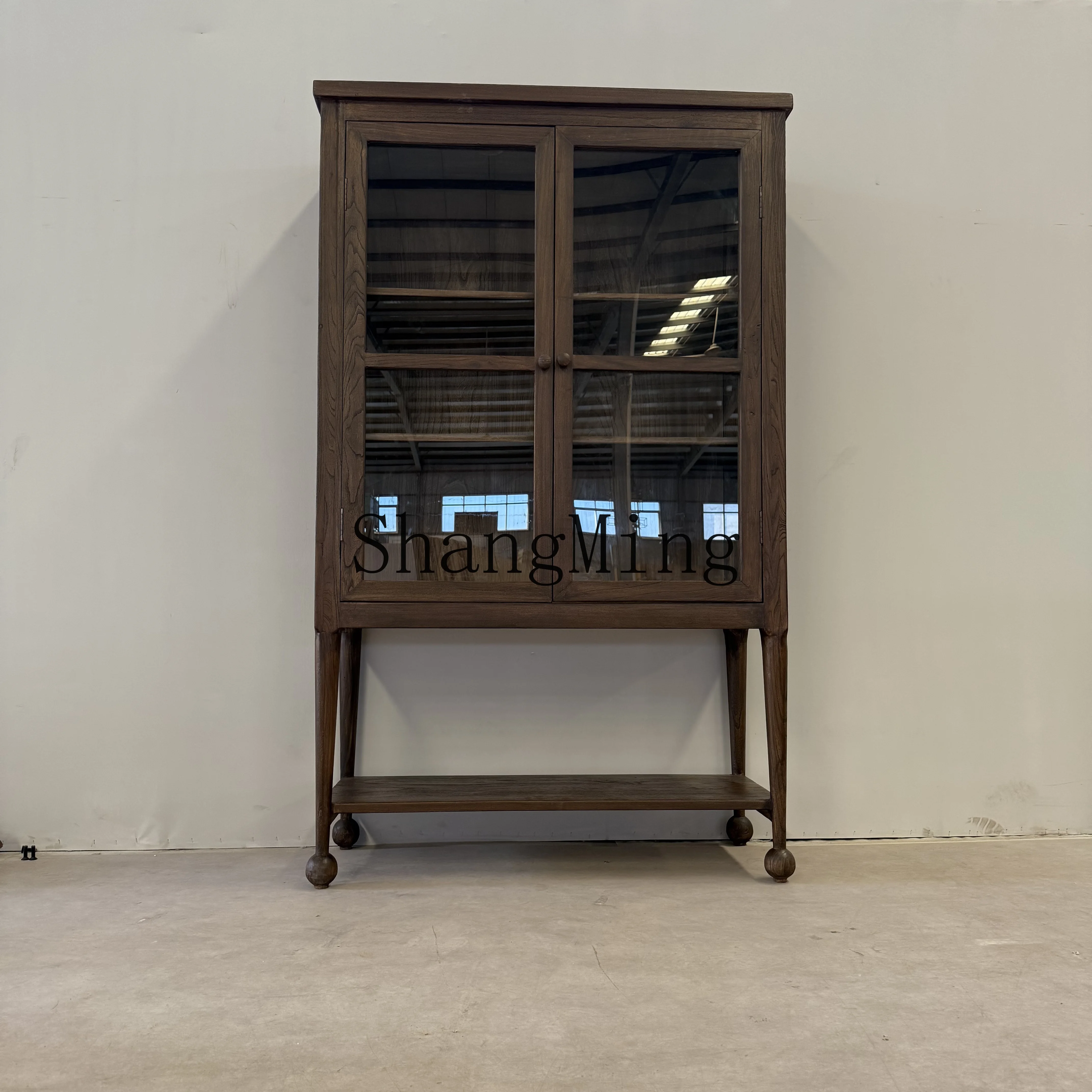 CL Guanshe Exit Retro Solid Wood Bookcase Bookshelf Glass Door Dining Edge Living Room Floor Locker
CL Guanshe Exit Retro Solid Wood Bookcase Bookshelf Glass Door Dining Edge Living Room Floor Locker