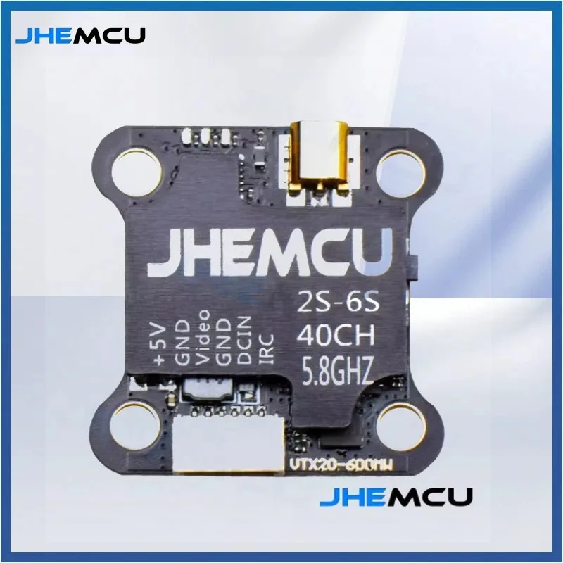 JHEMCU VTX20-600 5.8G 40CH PitMode 25mW 100mW 200mW 400mW 600mW Adjustable VTX 7-26V 20X20mm for RC FPV Racing Drones
JHEMCU VTX20-600 5.8G 40CH PitMode 25mW 100mW 200mW 400mW 600mW Adjustable VTX 7-26V 20X20mm for RC FPV Racing Drones