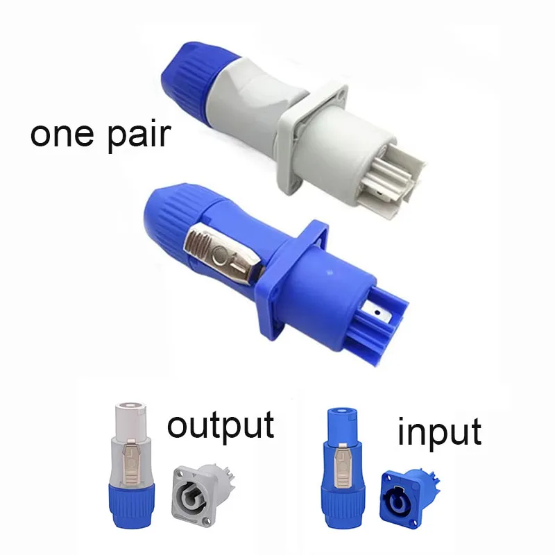 20A 3-Pin Aviation Plug - Professional 3P Power Powercon Connector for LED Display, Audio Amplifier, Stage Lighting
20A 3-Pin Aviation Plug - Professional 3P Power Powercon Connector for LED Display, Audio Amplifier, Stage Lighting