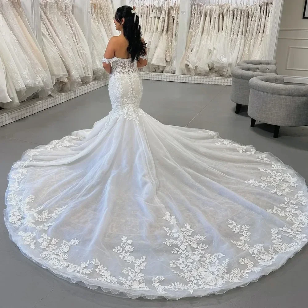 Luxury Mermaid Wedding Dresses 2026 Women Off The Shoulder Floral Print Draped Lace Applique Bridal Gowns Bride Dress
Luxury Mermaid Wedding Dresses 2026 Women Off The Shoulder Floral Print Draped Lace Applique Bridal Gowns Bride Dress