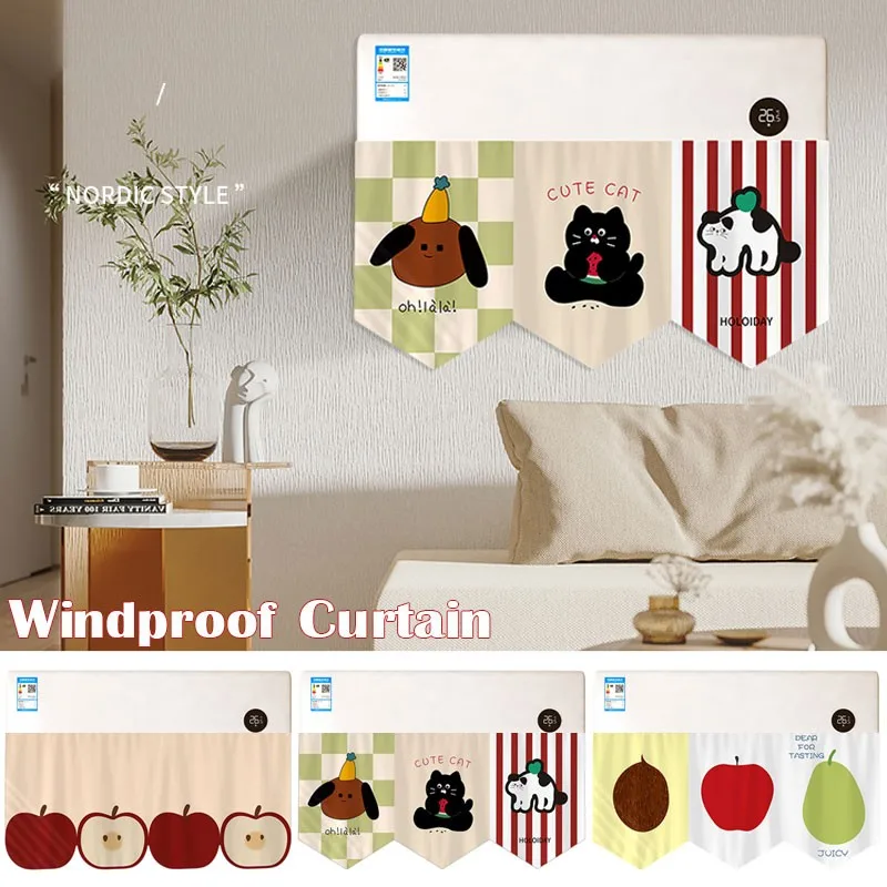1PC Air Conditioner Windproof Curtain Universal Windproof Cloth Home Door Curtain Restaurant Sushi Shop Decor Short Curtain
1PC Air Conditioner Windproof Curtain Universal Windproof Cloth Home Door Curtain Restaurant Sushi Shop Decor Short Curtain
