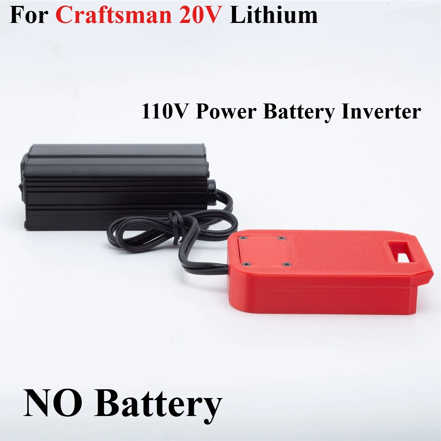 For Craftsman 20V Lithium 110V Power Battery Inverter with Switch and USB Transformer Inverter Power Tool(NO Battery)
For Craftsman 20V Lithium 110V Power Battery Inverter with Switch and USB Transformer Inverter Power Tool(NO Battery)