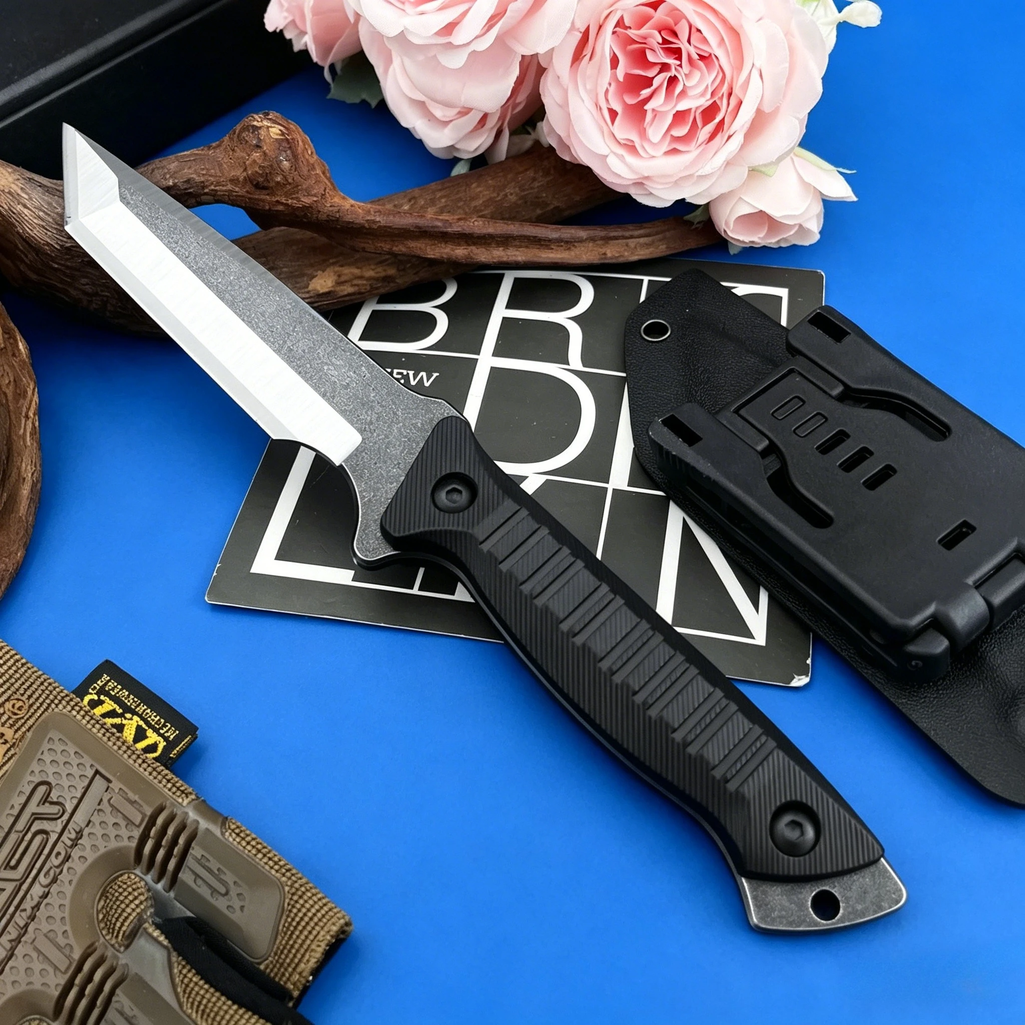 5Cr13MoV Fixed Blade for Everyday Carry – Nylon Fiber Grip, Versatile Outdoor Tool for Camping, Sheath Included
5Cr13MoV Fixed Blade for Everyday Carry – Nylon Fiber Grip, Versatile Outdoor Tool for Camping, Sheath Included