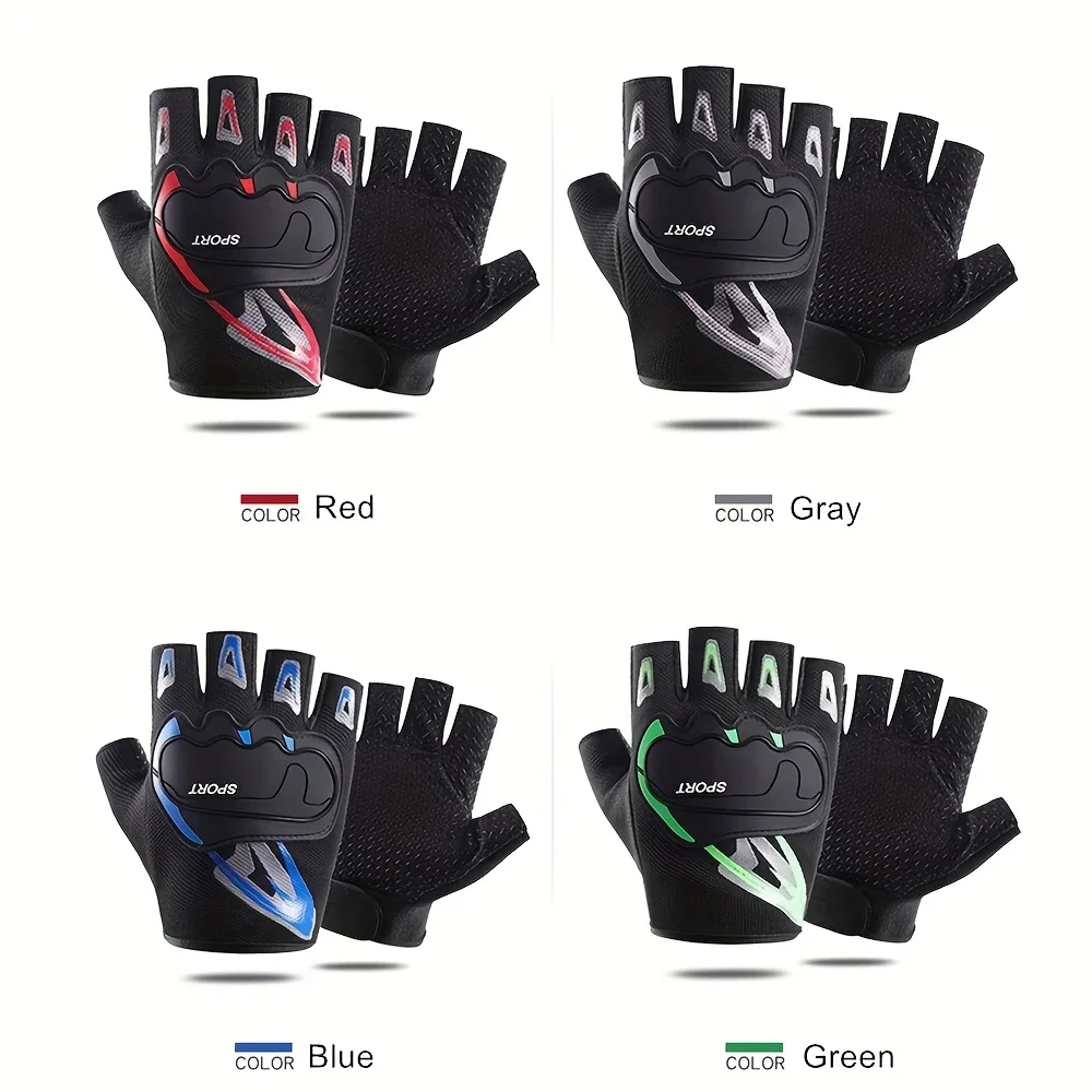 Half Finger Gloves Breathable Summer Non-Slip Gloves Shock Absorption Sports for Outdoor Motorcycle Riding Fitness Training
Half Finger Gloves Breathable Summer Non-Slip Gloves Shock Absorption Sports for Outdoor Motorcycle Riding Fitness Training