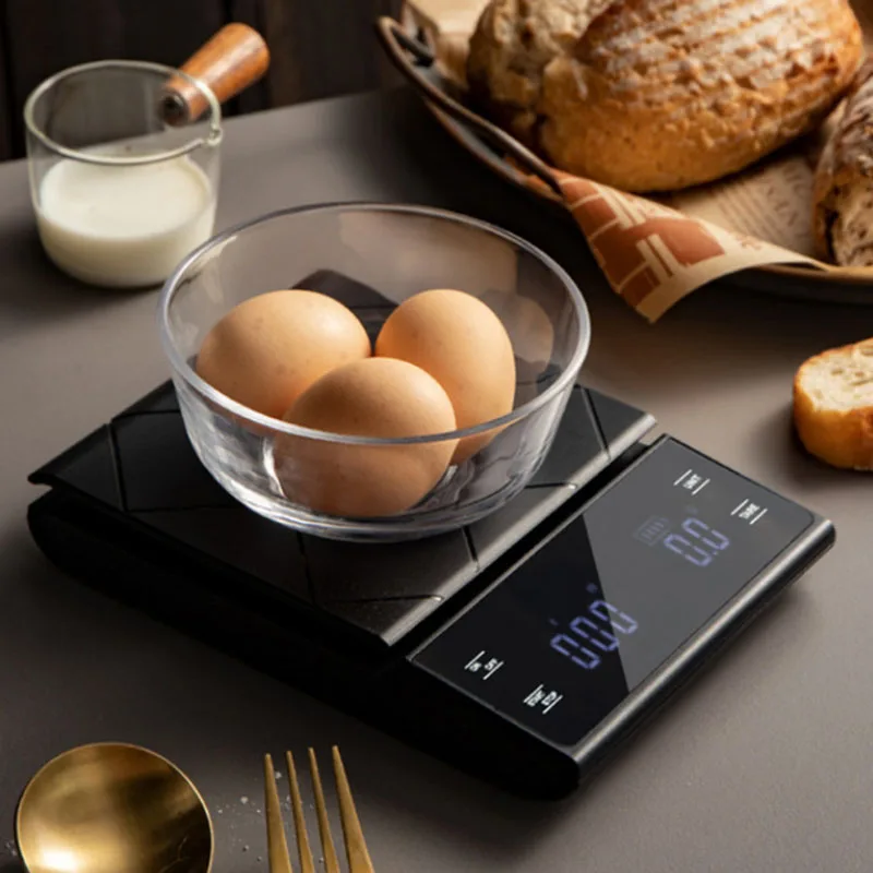 3kg/0.1g Hand Coffee Scale Household Kitchen Weighing Roaster Scale Touch Keys Timing Coffee Electronic Scale LCD Display
3kg/0.1g Hand Coffee Scale Household Kitchen Weighing Roaster Scale Touch Keys Timing Coffee Electronic Scale LCD Display