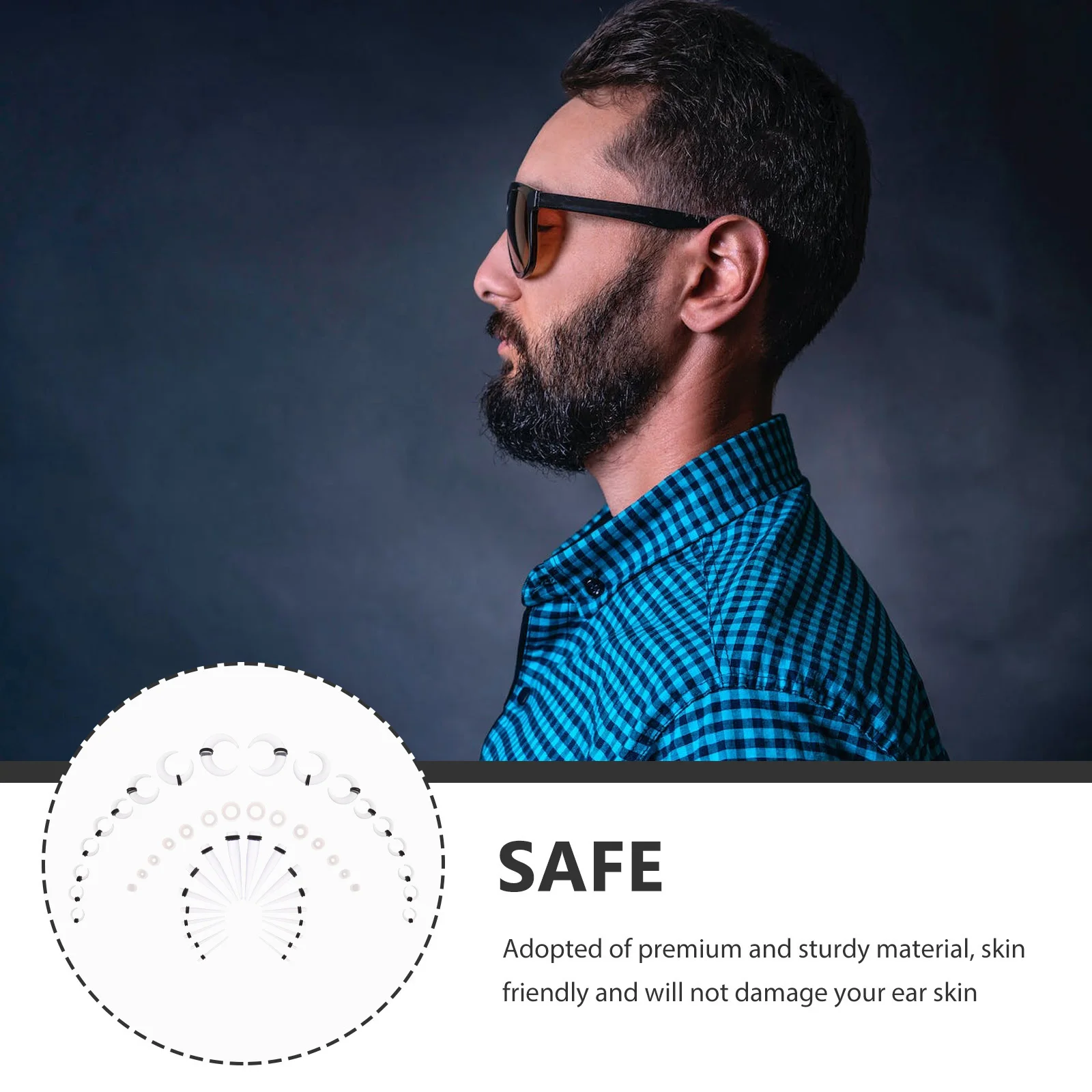 1Set Ear Gauge Bull Horn Stretching Kit Lightweight Comfortable Ear Tunnels Expander Plugs Earrings for Party Office Gift
1Set Ear Gauge Bull Horn Stretching Kit Lightweight Comfortable Ear Tunnels Expander Plugs Earrings for Party Office Gift